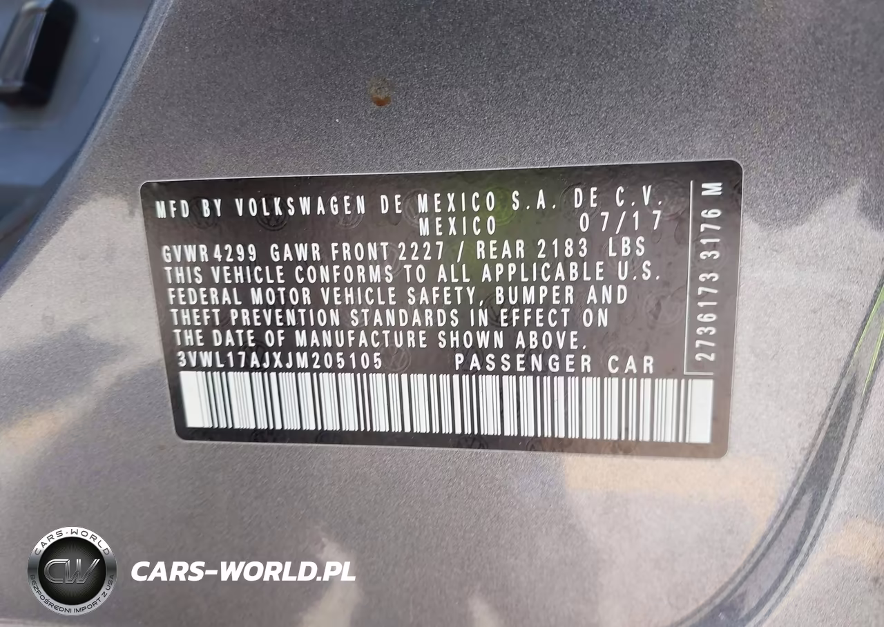 2018 Volkswagen Jetta 1.8T Sel VIN:3VWL17AJXJM205105 - 9