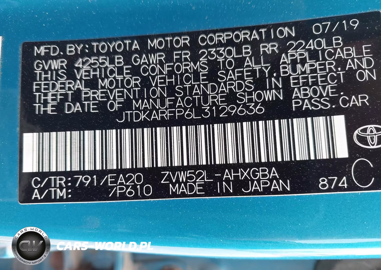 2020 Toyota Prius Prime Limited VIN:JTDKARFP6L3129636 - 9