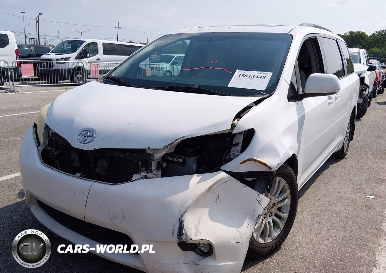 2013 Toyota Sienna Xle V6 8 Passenger VIN:5TDYK3DC4DS351371 - 2