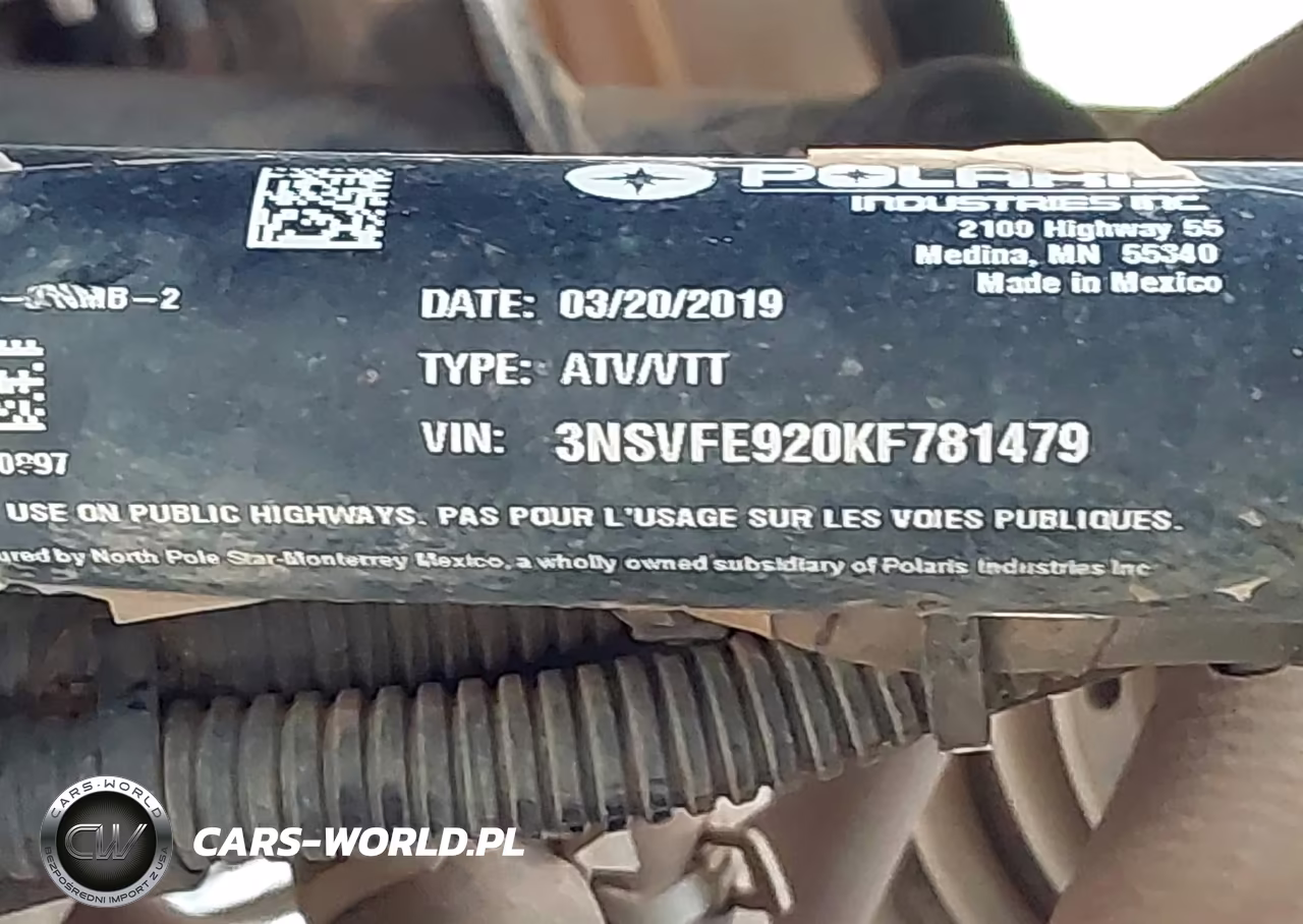2019 Polaris Rzr Xp 4 Turbo Eps VIN:3NSVFE920KF781479 - 10