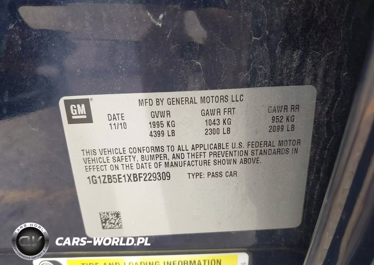 2011 Chevrolet Malibu Ls VIN:1G1ZB5E1XBF229309 - 9