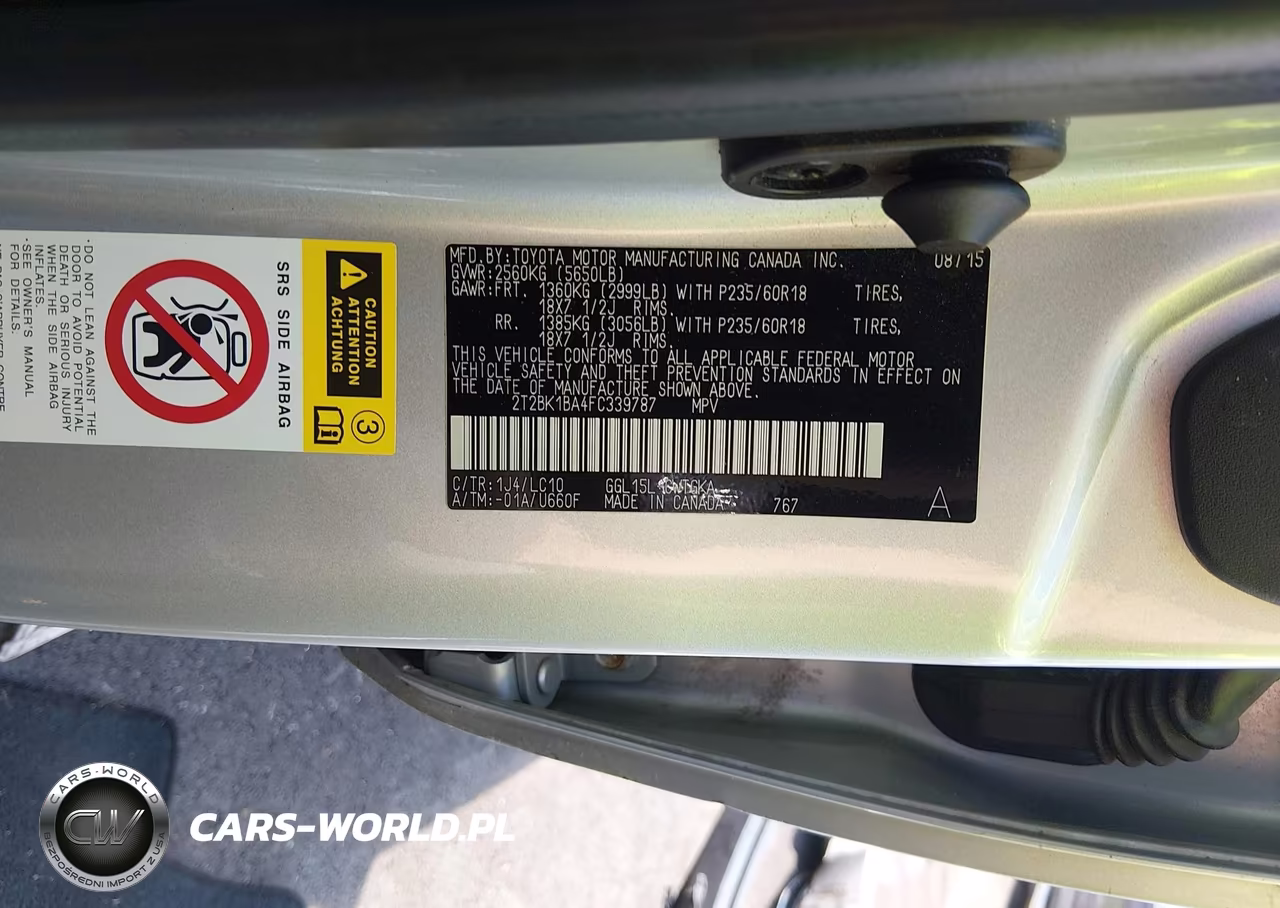 2015 Lexus Rx 350 VIN:2T2BK1BA4FC339787 - 9
