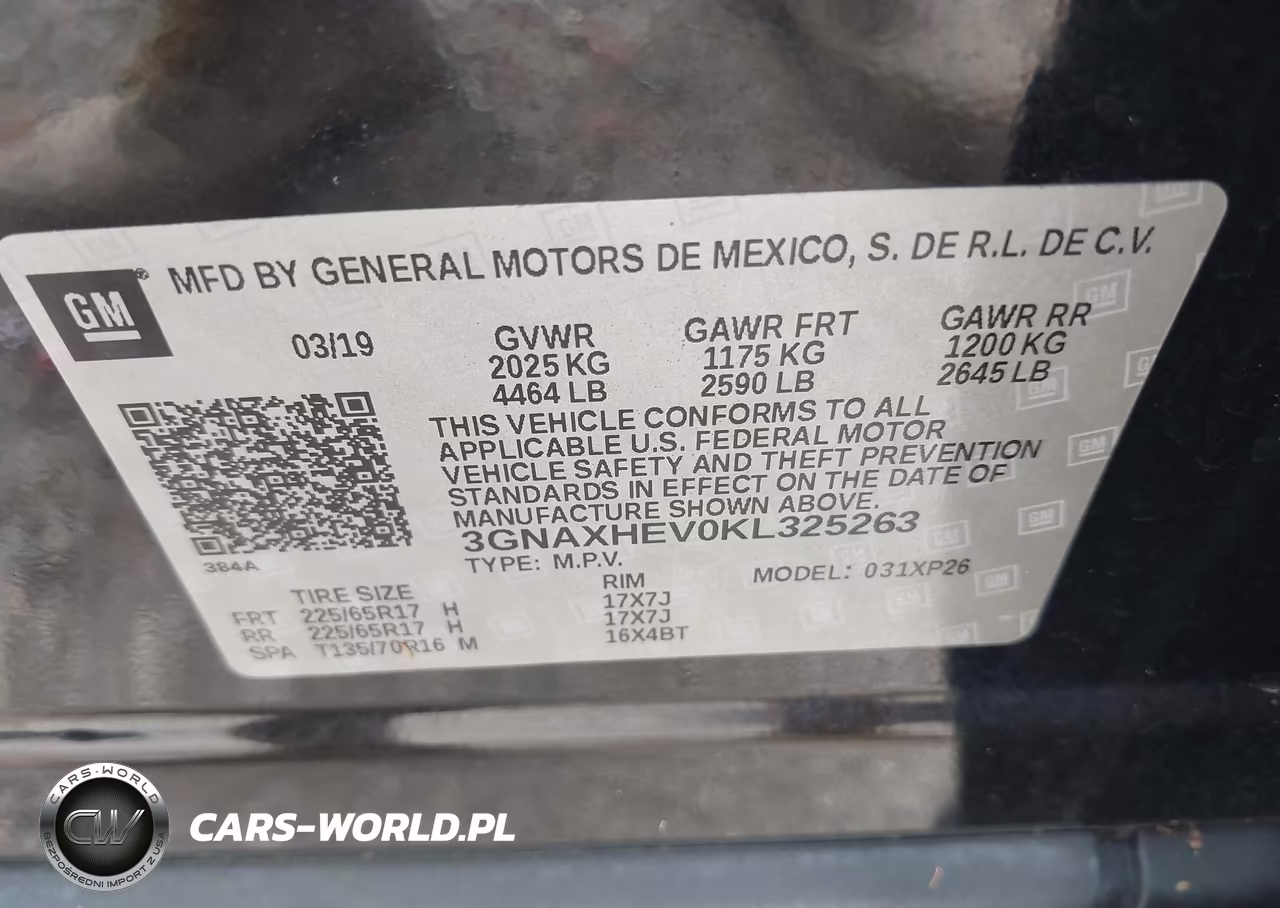2019 Chevrolet Equinox Ls VIN:3GNAXHEV0KL325263 - 9