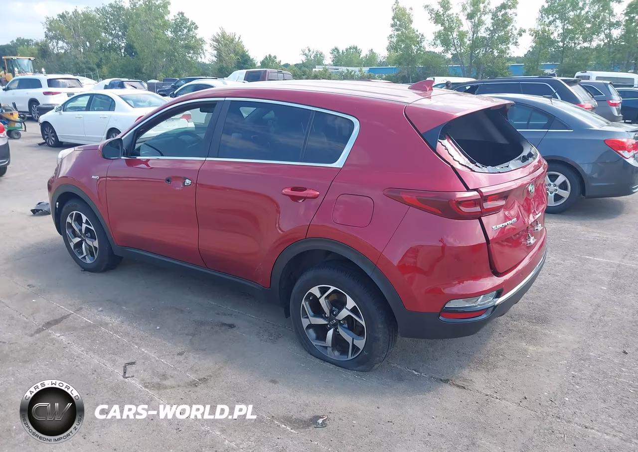 2020 Kia Sportage Lx VIN:KNDPMCAC2L7708193 - 3
