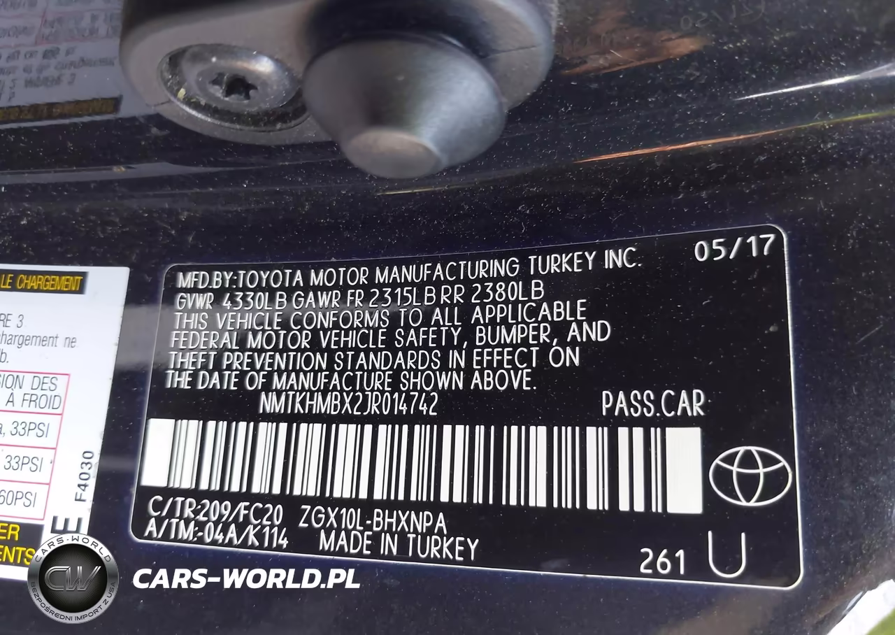 2018 Toyota C-Hr Xle VIN:NMTKHMBX2JR014742 - 9