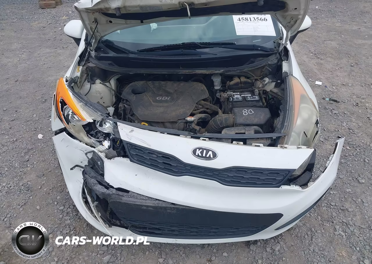 2013 Kia Rio Lx VIN:KNADM5A3XD6110369 - 10