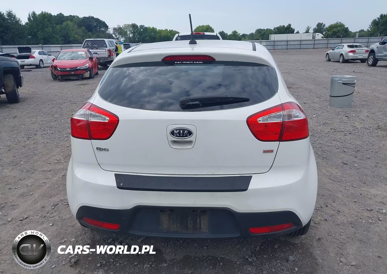 2013 Kia Rio Lx VIN:KNADM5A3XD6110369 - 16