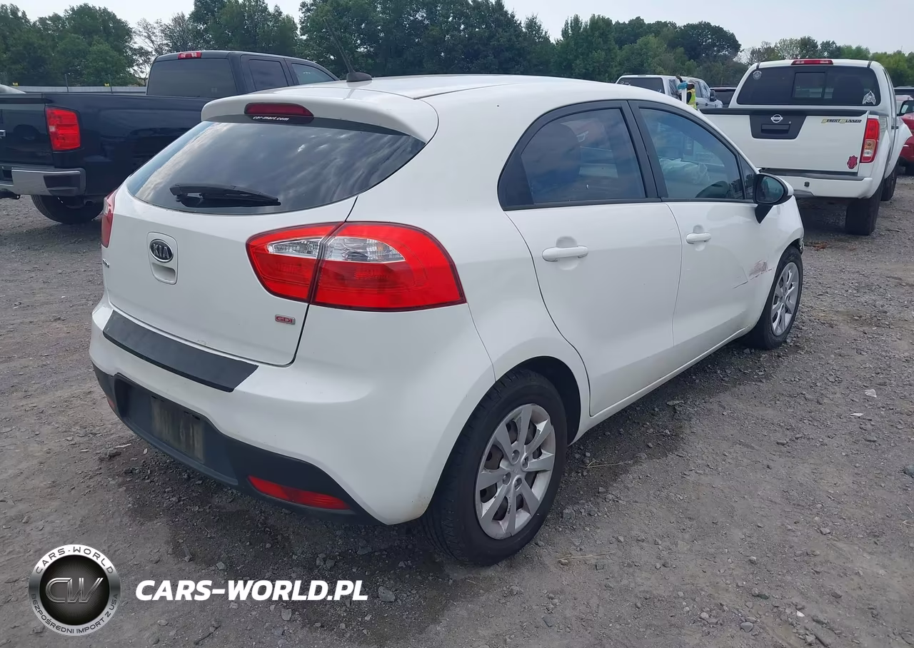 2013 Kia Rio Lx VIN:KNADM5A3XD6110369 - 4