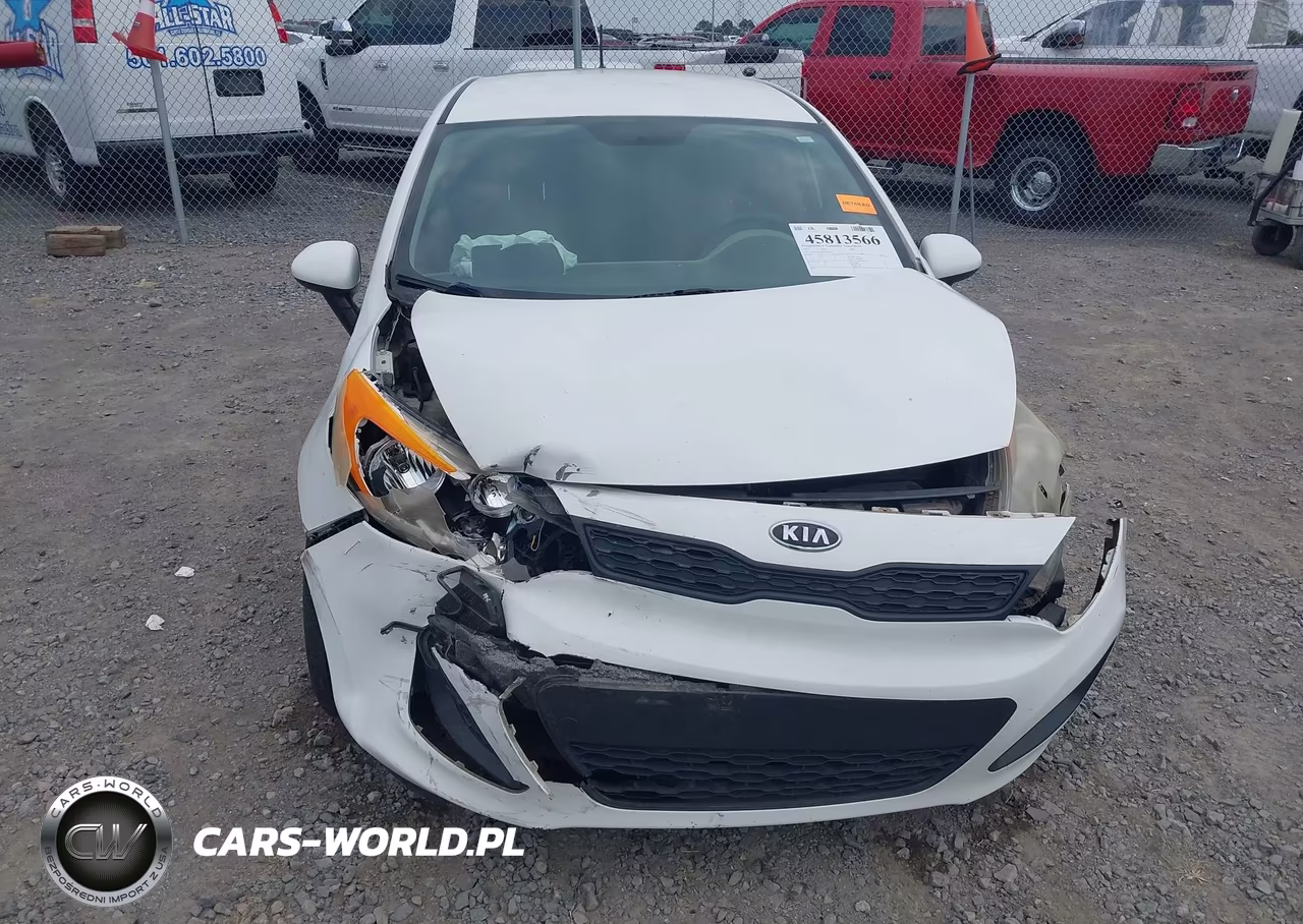 2013 Kia Rio Lx VIN:KNADM5A3XD6110369 - 6