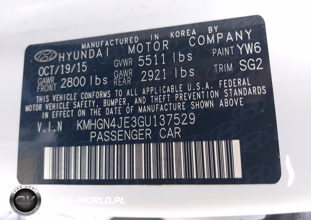2016 Hyundai Genesis 3.8 VIN:KMHGN4JE3GU137529 - 9