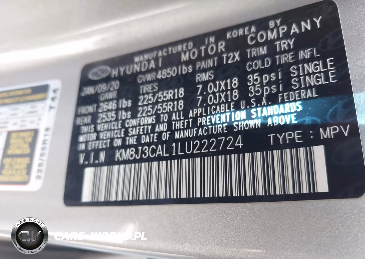 2020 Hyundai Tucson Limited VIN:KM8J3CAL1LU222724 - 9