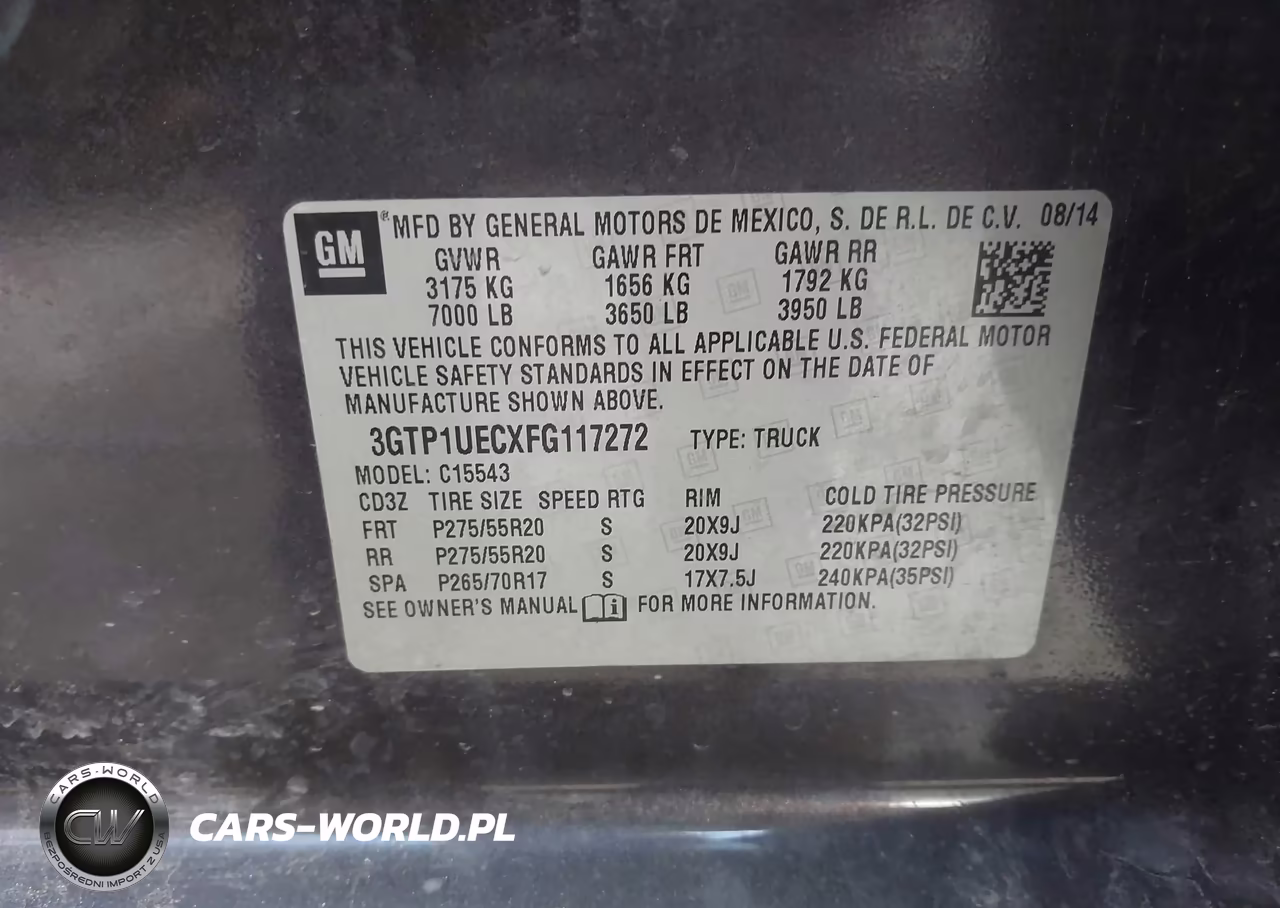 2015 GMC Sierra 1500 Sle VIN:3GTP1UECXFG117272 - 9