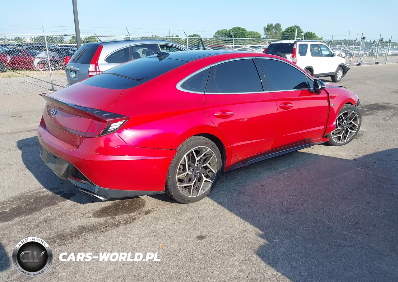 2021 Hyundai Sonata N Line VIN:5NPEK4JC3MH105754 - 4
