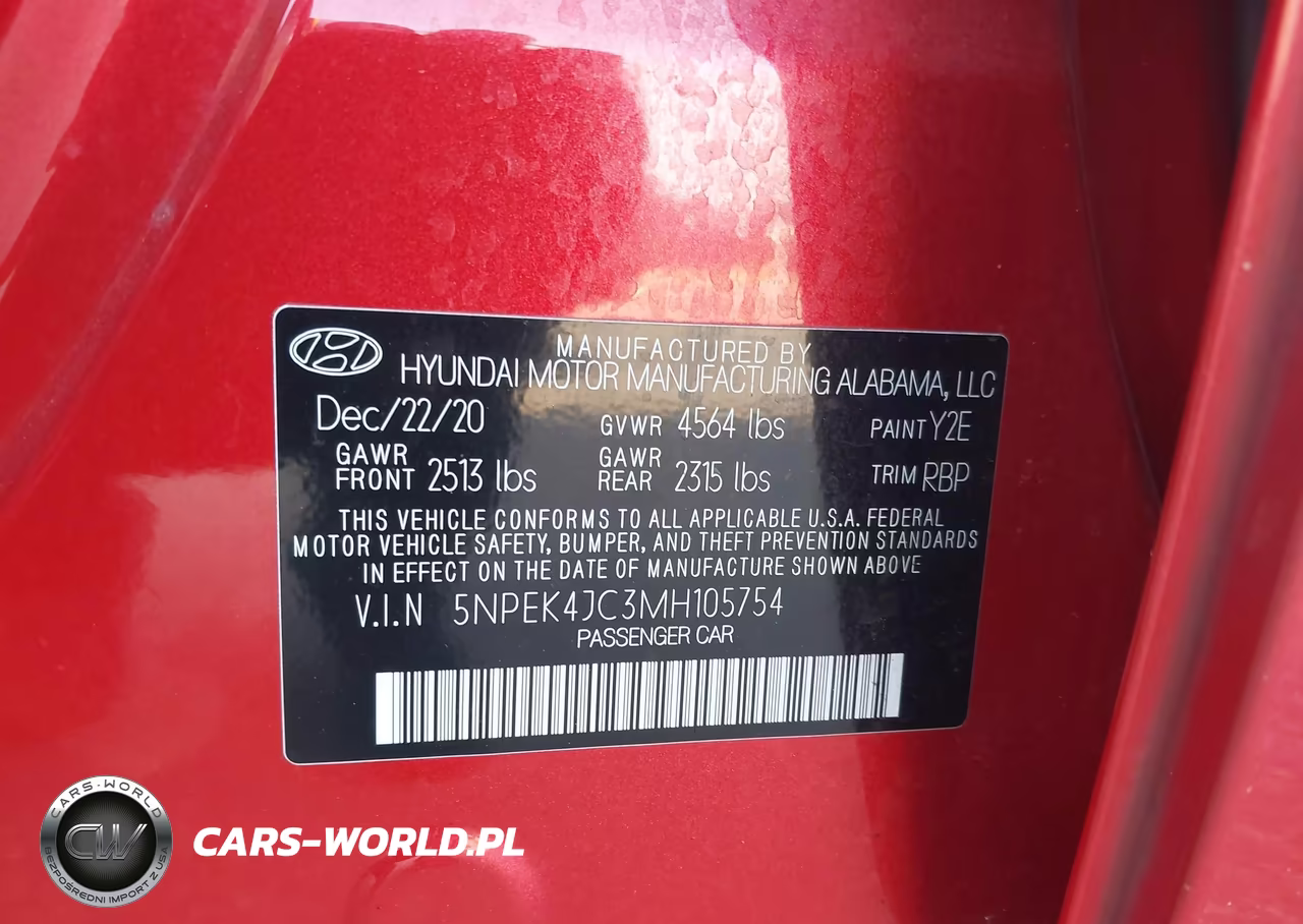 2021 Hyundai Sonata N Line VIN:5NPEK4JC3MH105754 - 9