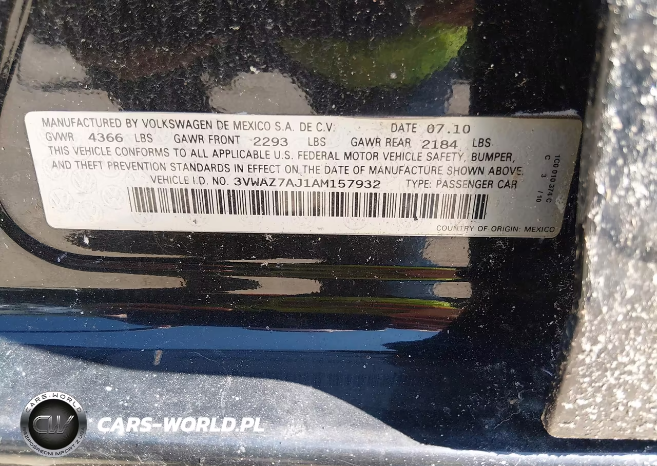 2010 Volkswagen Jetta Limited Edition VIN:3VWAZ7AJ1AM157932 - 9