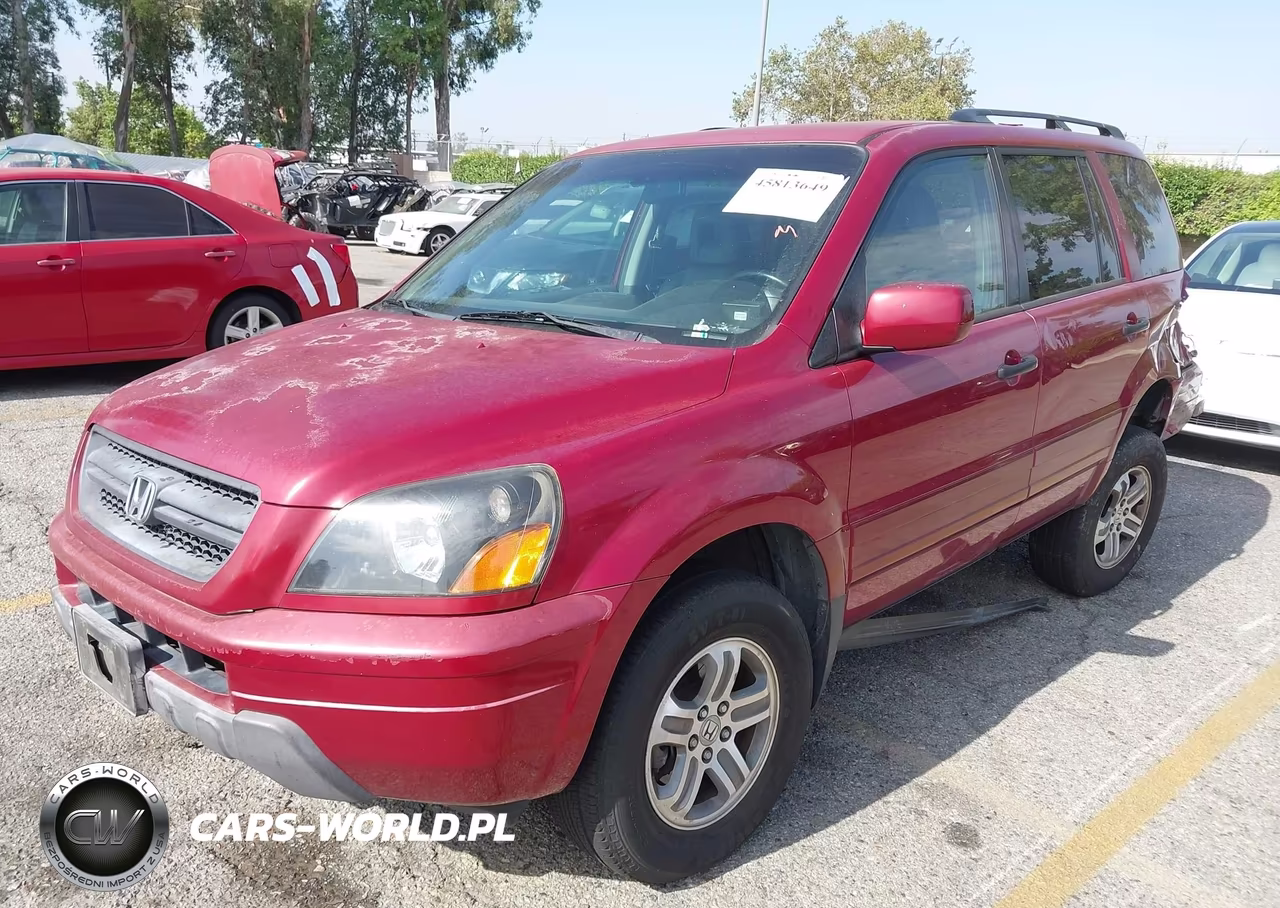 2003 Honda Pilot Ex-L VIN:2HKYF18603H606910 - 2