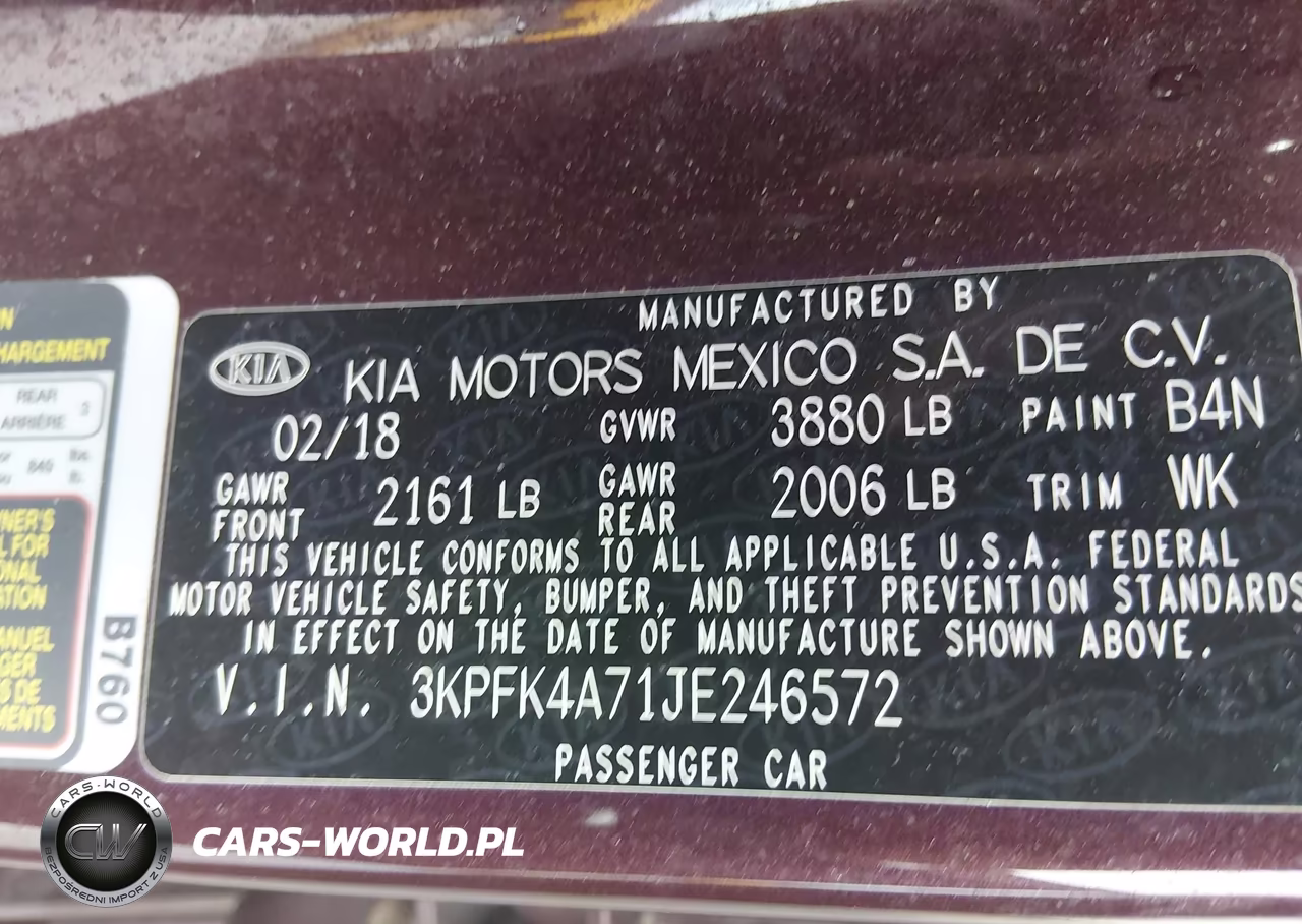 2018 Kia Forte Lx VIN:3KPFK4A71JE246572 - 9