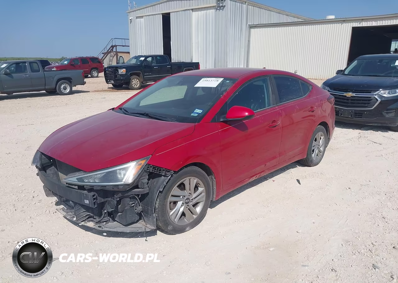 2020 Hyundai Elantra Sel VIN:KMHD84LF6LU022305 - 2