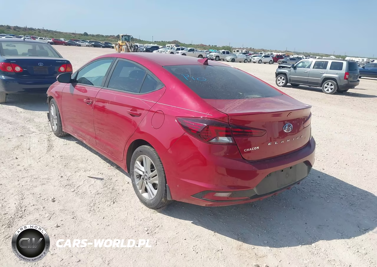 2020 Hyundai Elantra Sel VIN:KMHD84LF6LU022305 - 3
