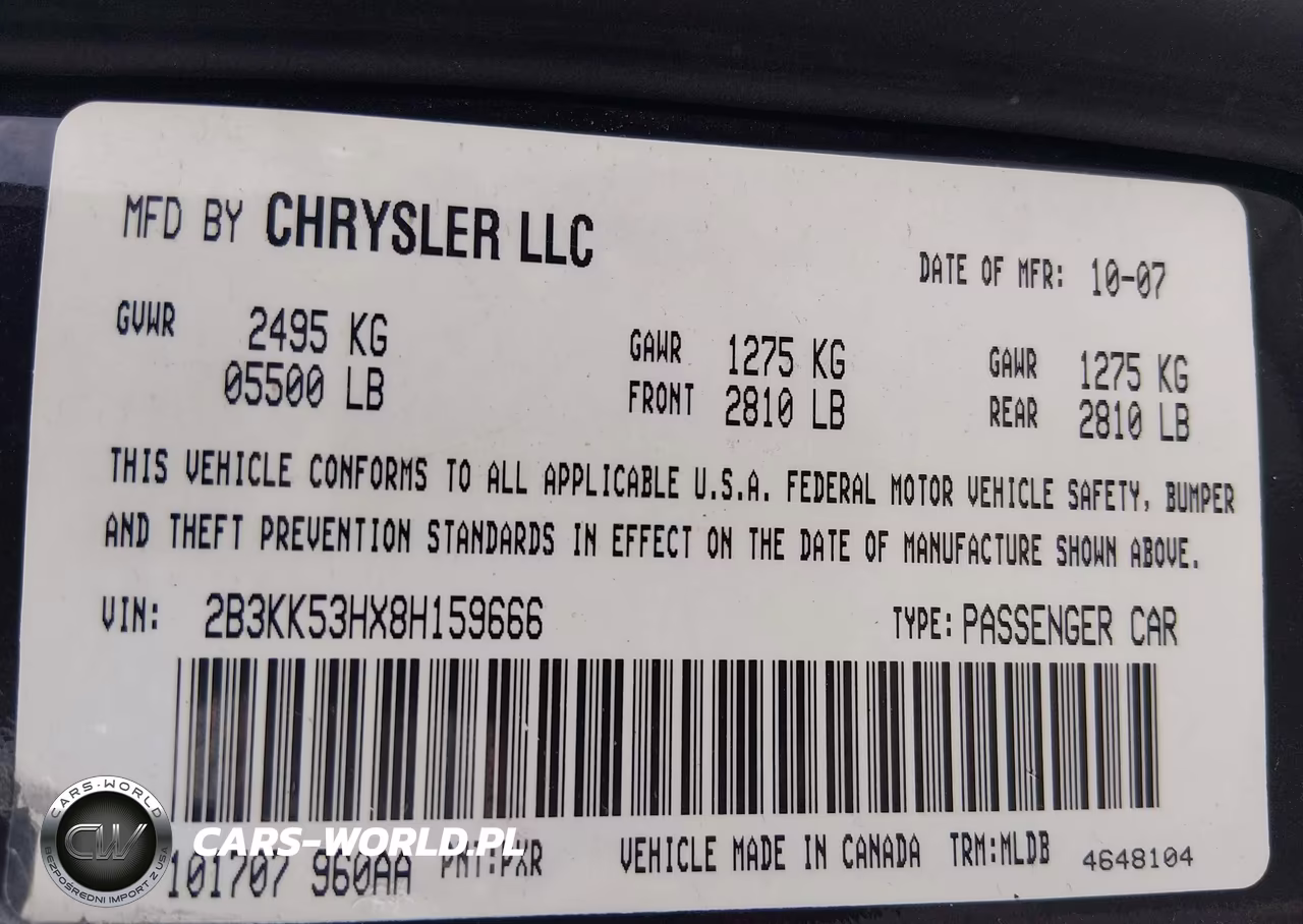 2008 Dodge Charger R-T VIN:2B3KK53HX8H159666 - 9