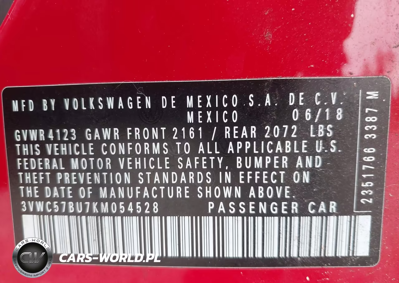 2019 Volkswagen Jetta 1.4T R-Line-1.4T S-1.4T Se VIN:3VWC57BU7KM054528 - 9