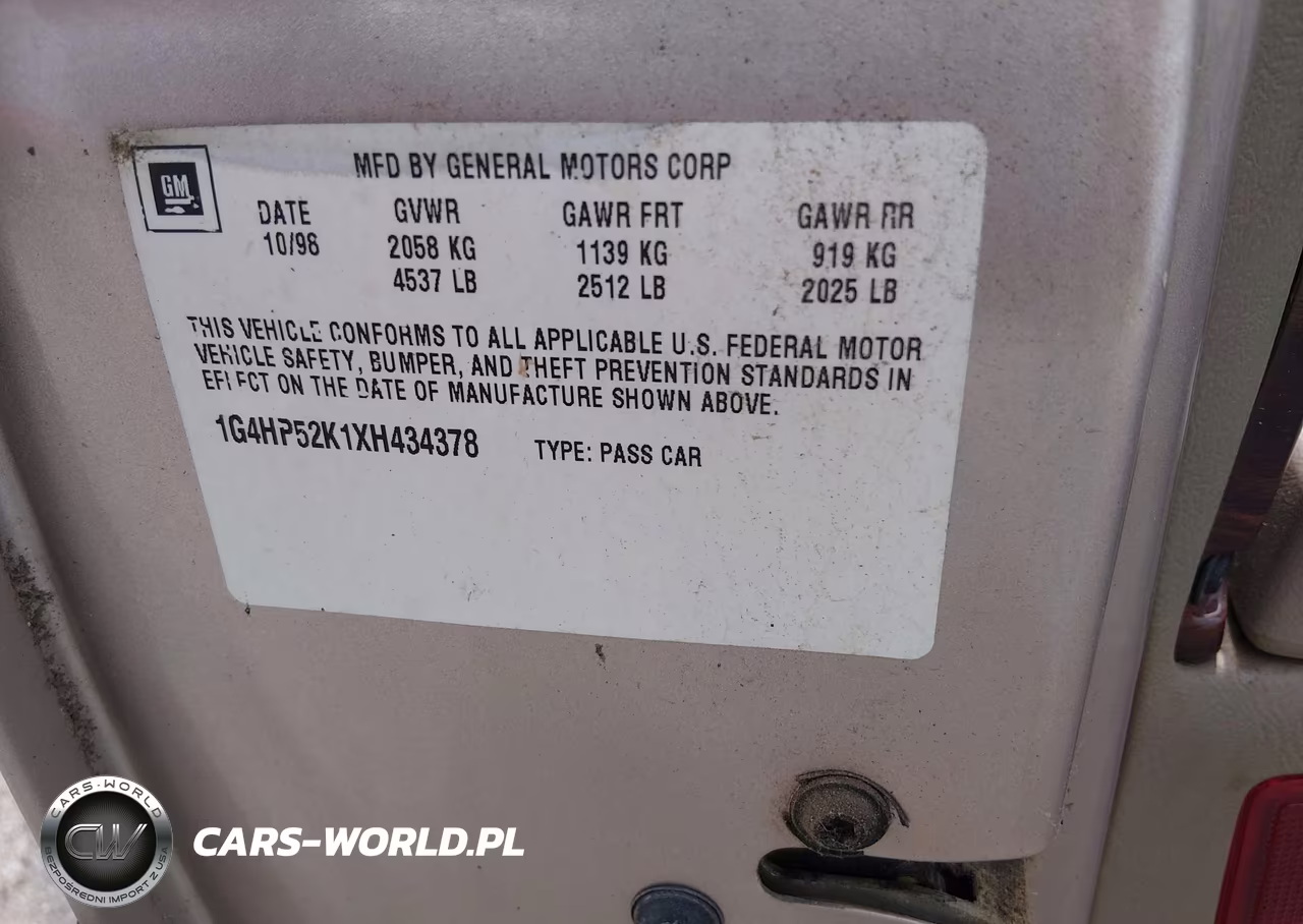 1999 Buick Lesabre Custom VIN:1G4HP52K1XH434378 - 9