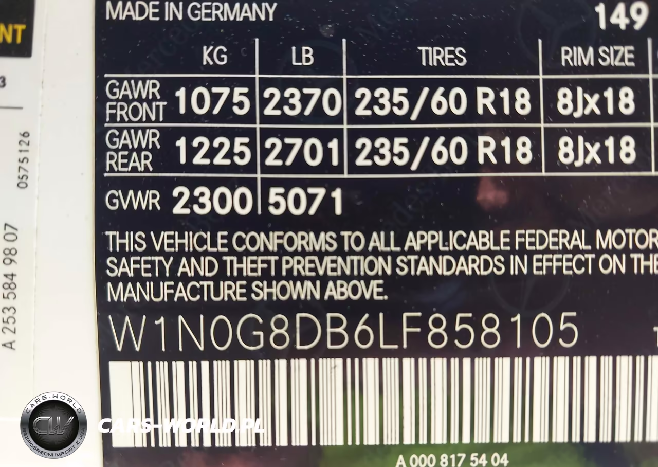 2020 Mercedes-Benz Glc 300 VIN:W1N0G8DB6LF858105 - 9