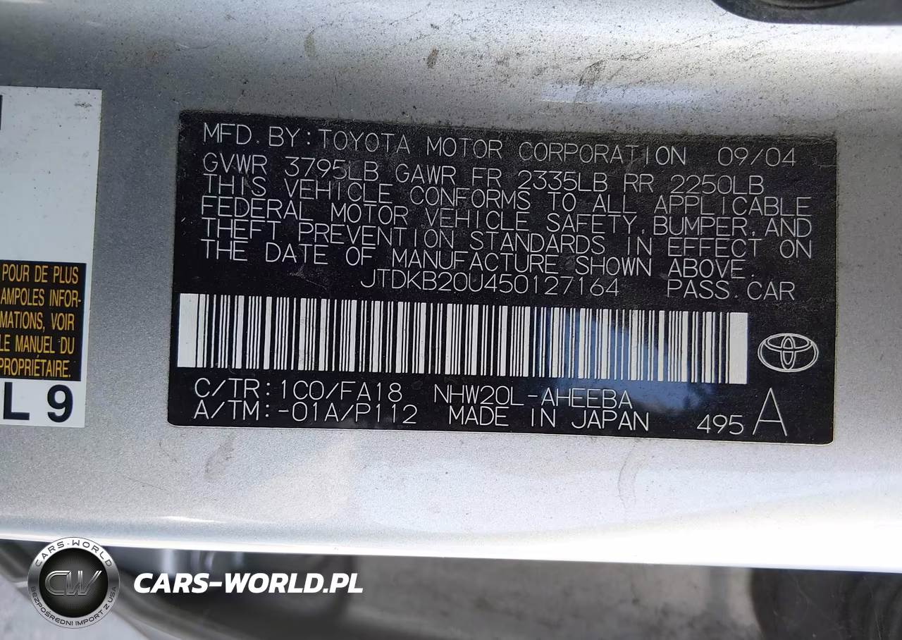 2005 Toyota Prius VIN:JTDKB20U450127164 - 9