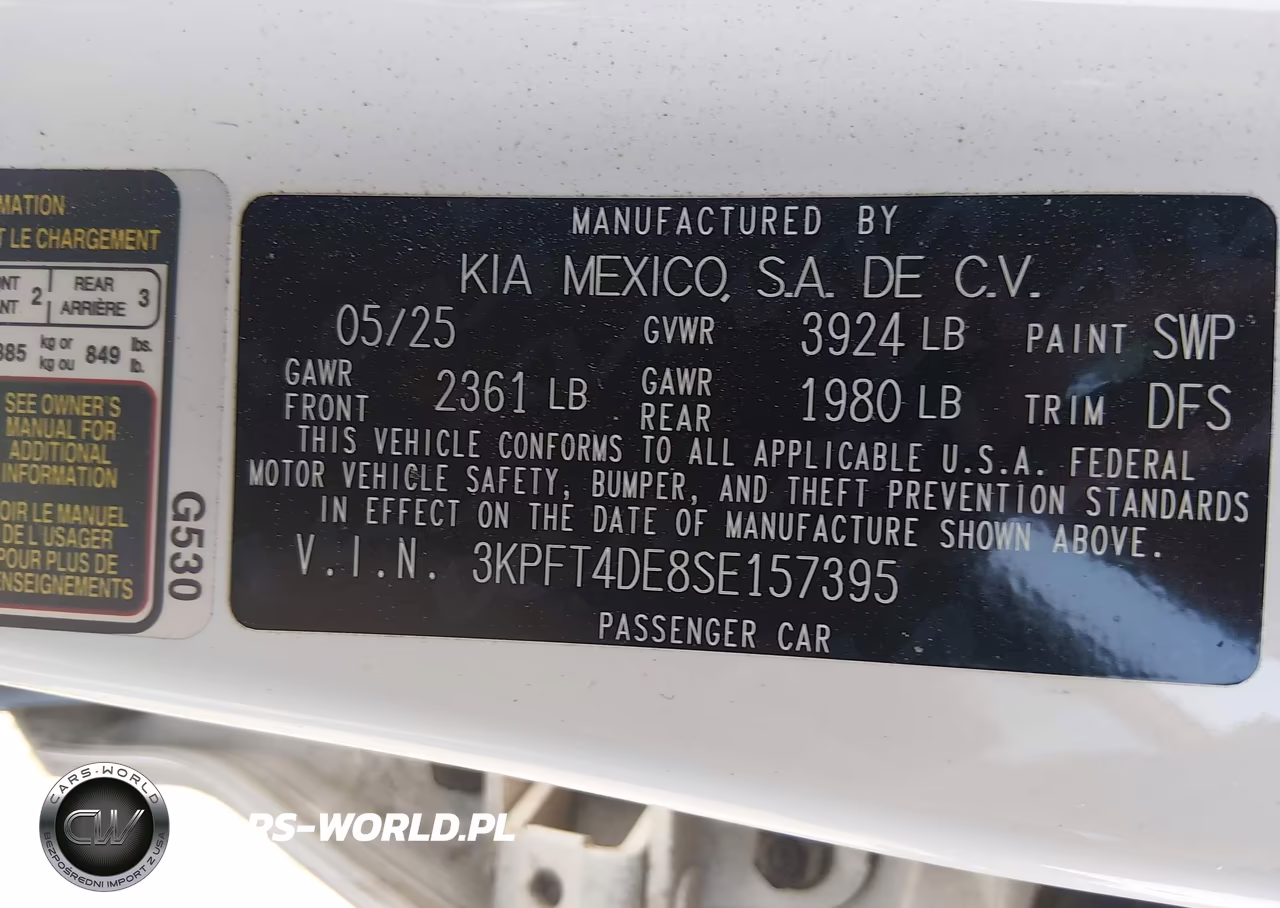 2025 Kia K4 Lx VIN:3KPFT4DE8SE157395 - 9