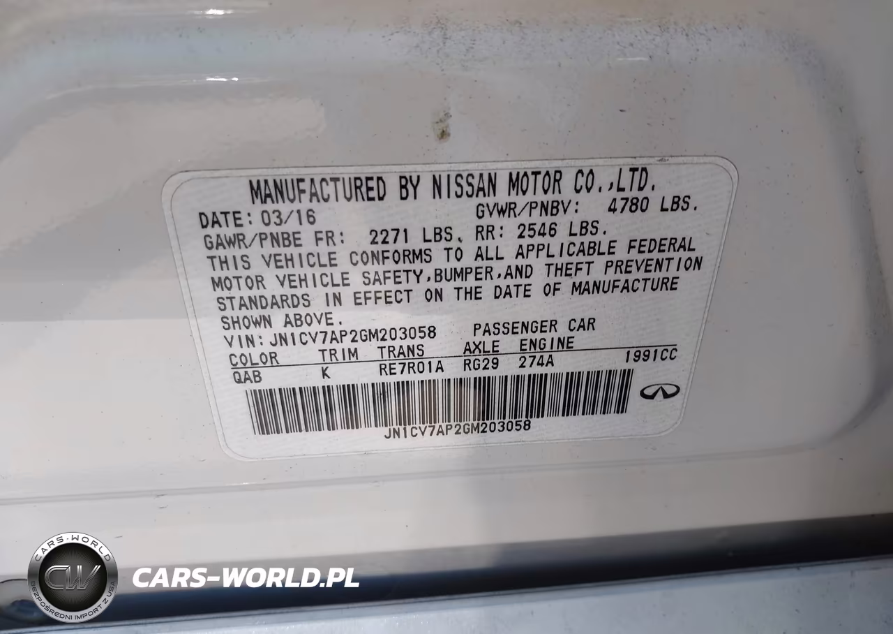2016 Infiniti Q50 2.0T Premium VIN:JN1CV7AP2GM203058 - 9