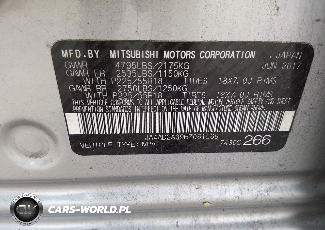 2017 Mitsubishi Outlander Es VIN:JA4AD2A39HZ061569 - 9