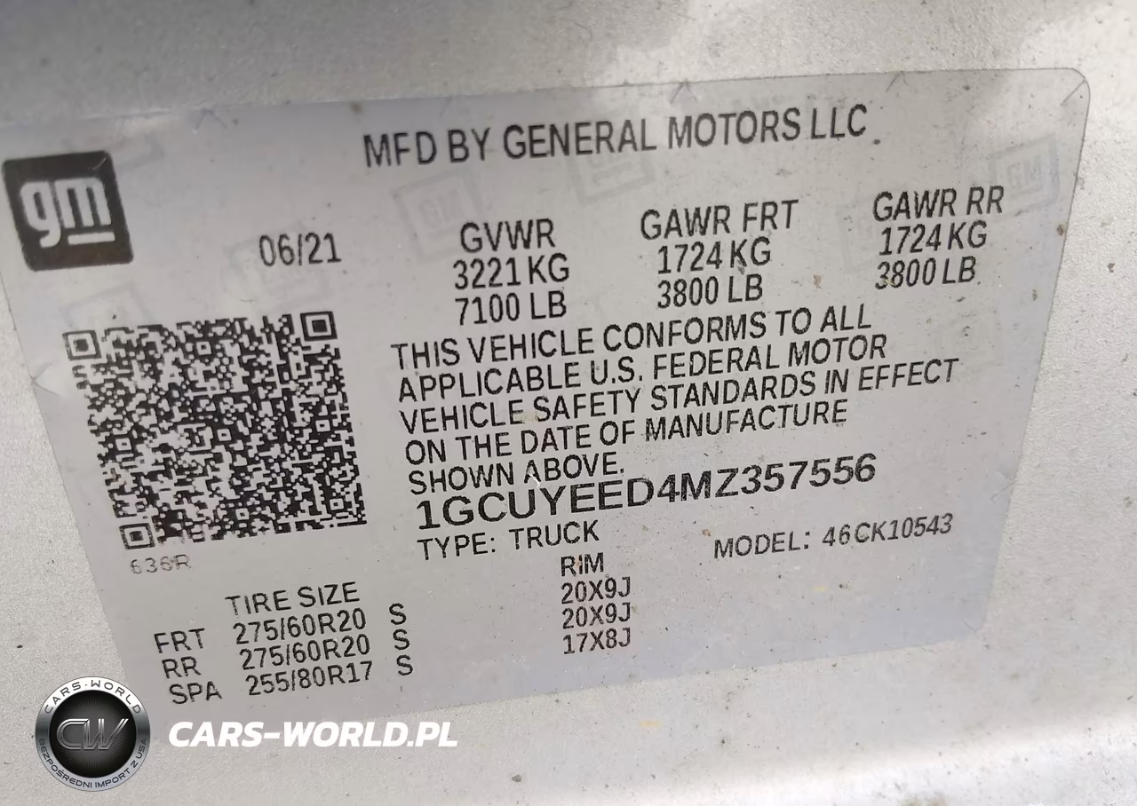 2021 Chevrolet Silverado 1500 4Wd Short Bed Rst VIN:1GCUYEED4MZ357556 - 9