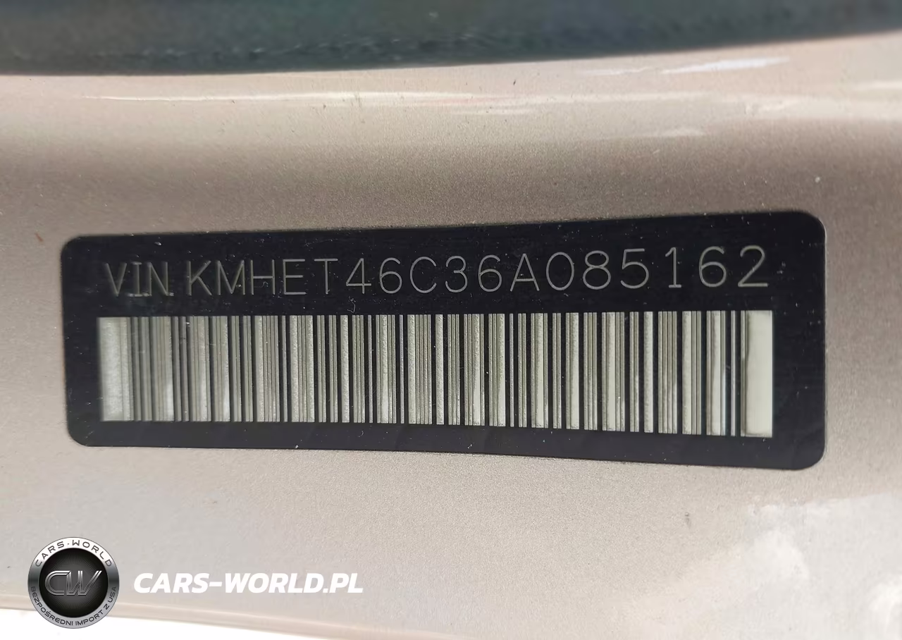 2006 Hyundai Sonata Gl VIN:KMHET46C36A085162 - 9