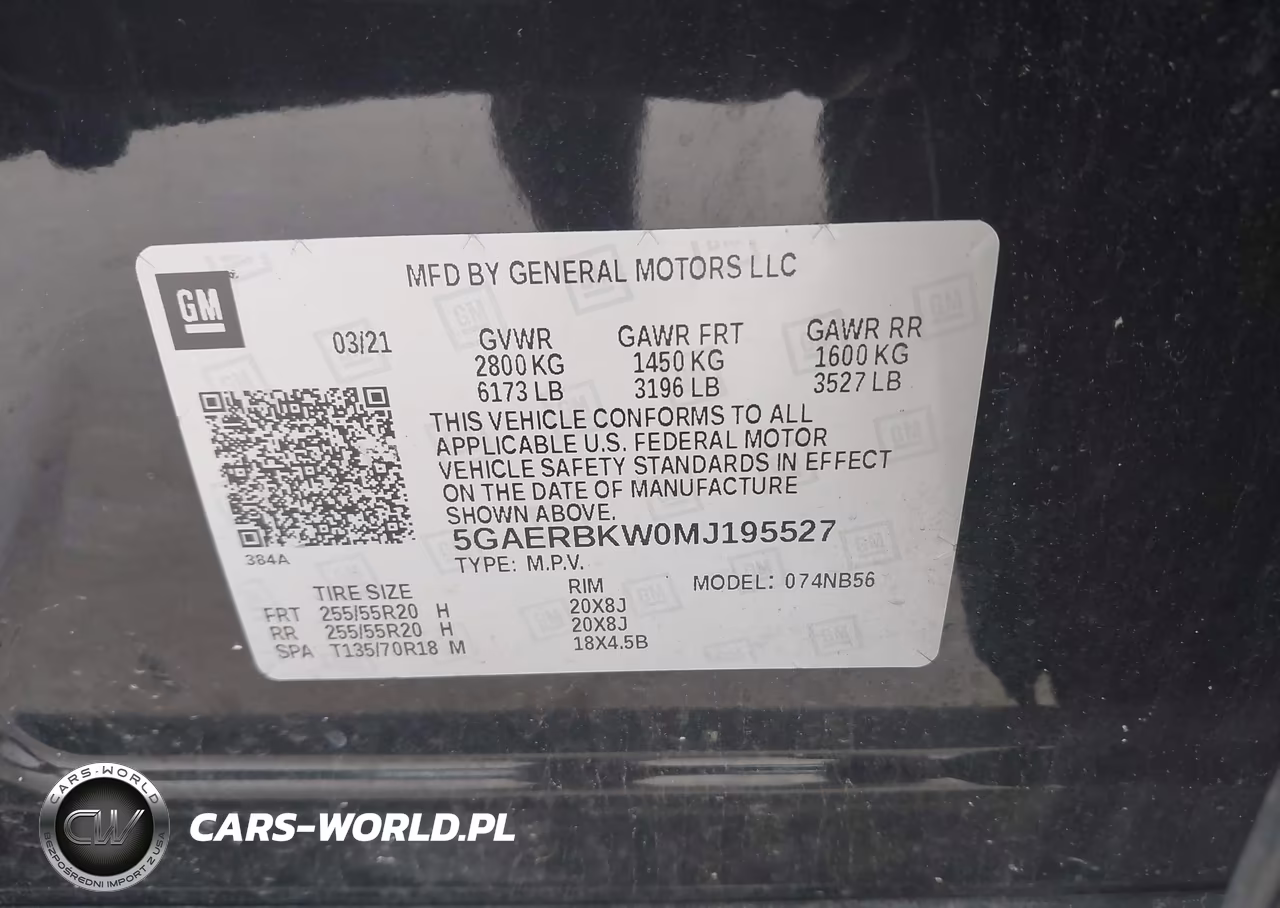 2021 Buick Enclave Fwd Essence VIN:5GAERBKW0MJ195527 - 9