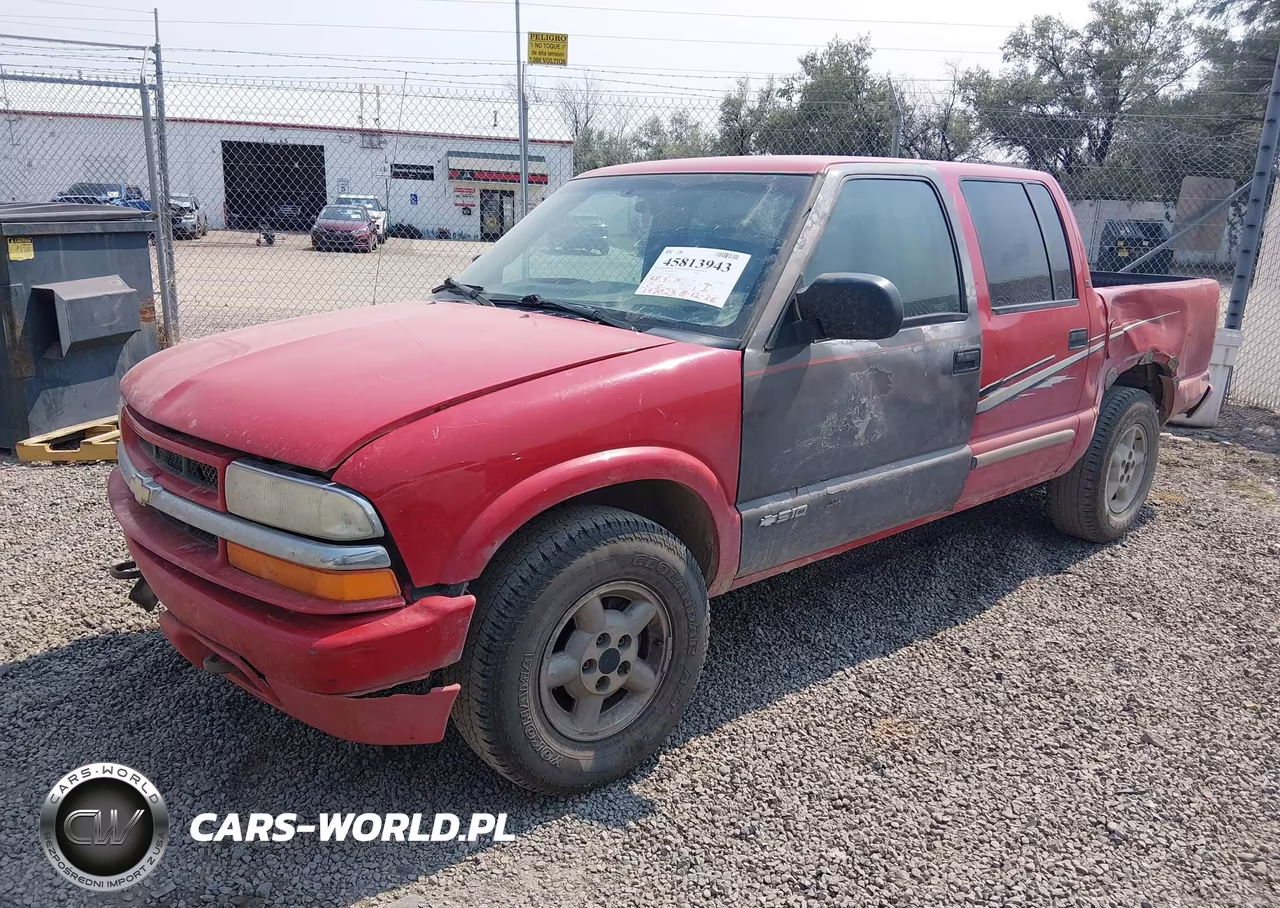 2003 Chevrolet S-10 Ls VIN:1GCDT13X43K120559 - 2