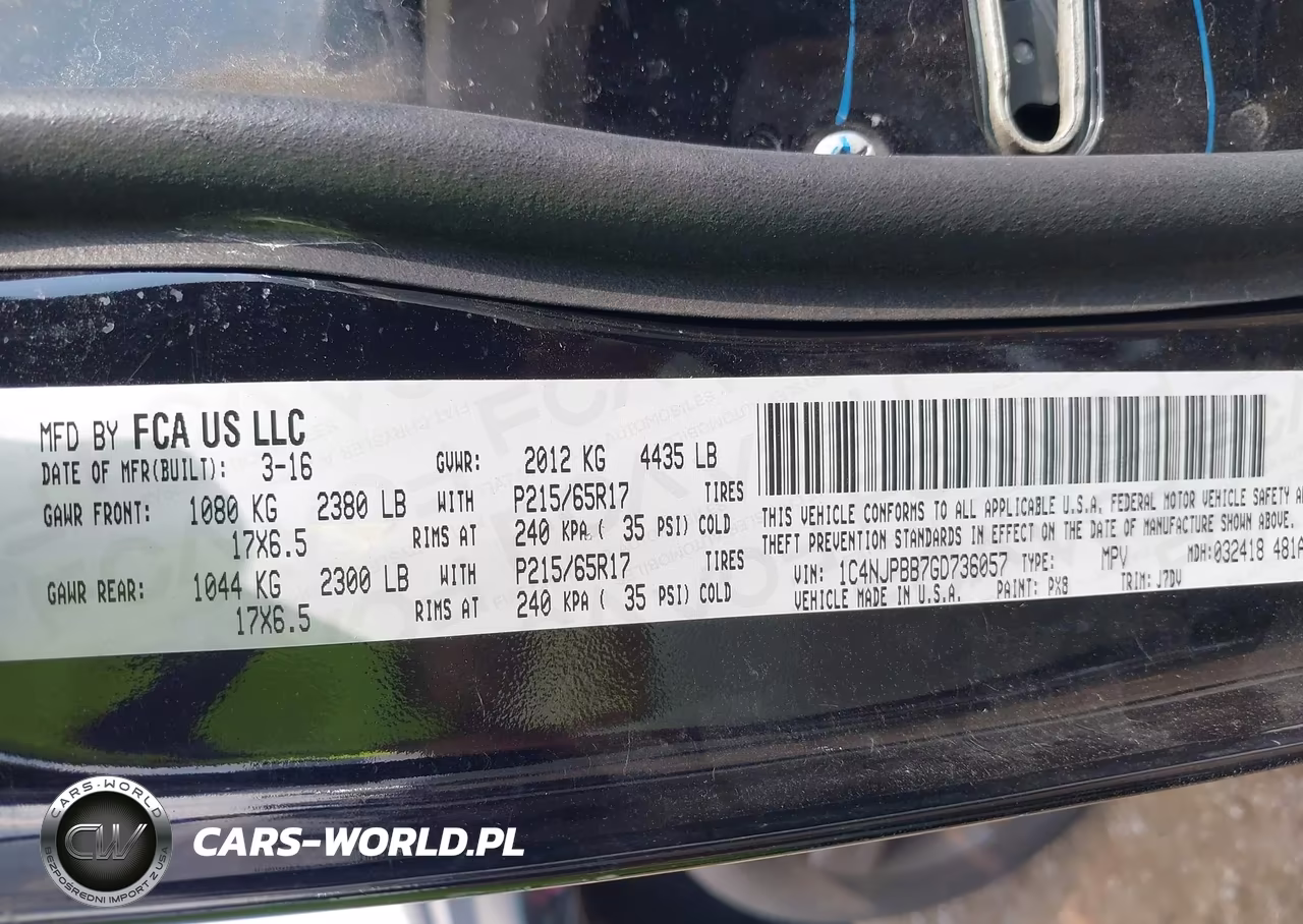 2016 Jeep Patriot 75Th Anniversary VIN:1C4NJPBB7GD736057 - 9