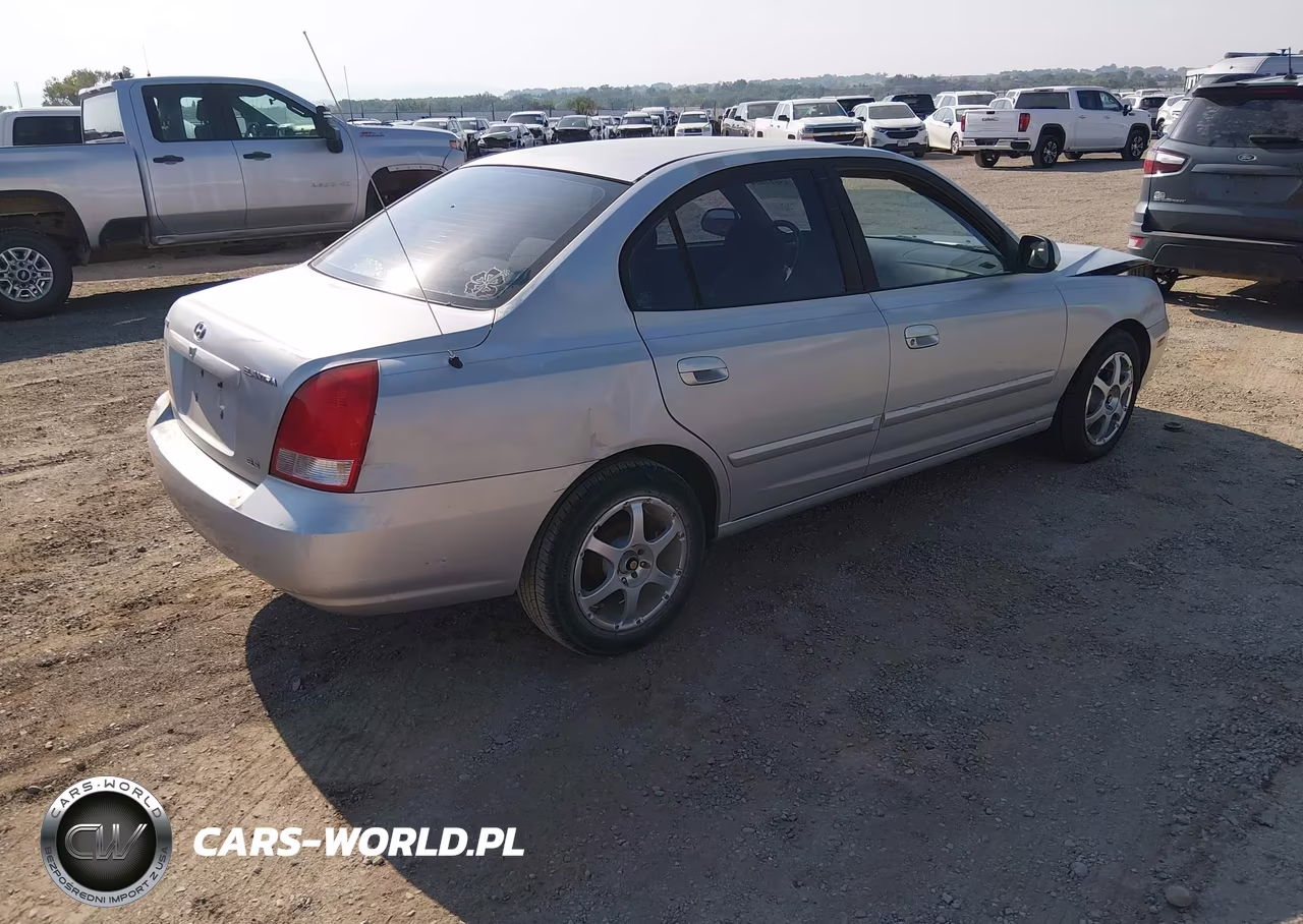 2001 Hyundai Elantra Gls VIN:KMHDN45D21U141244 - 4