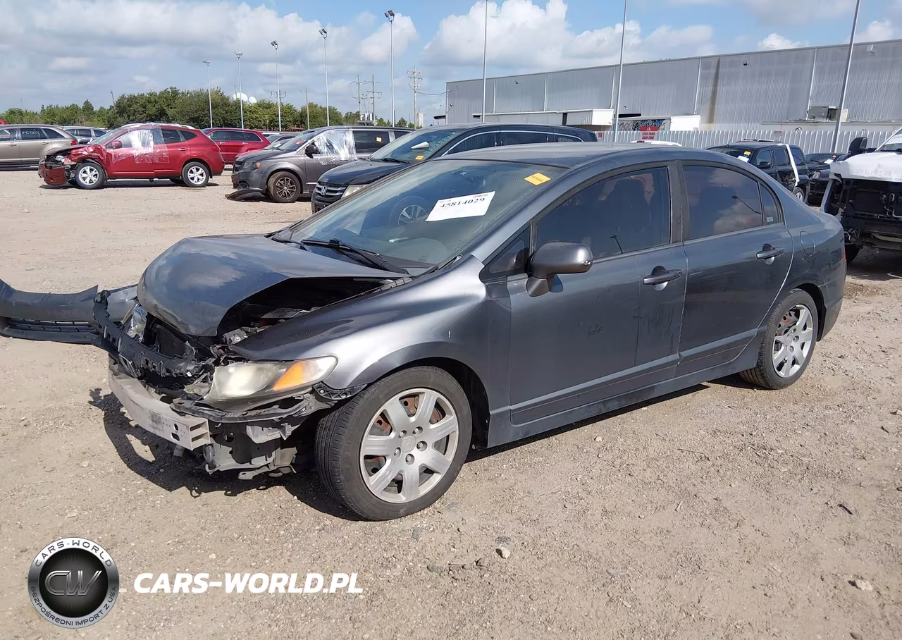 2009 HONDA CIVIC LX VIN:19XFA16589E035406 - 2
