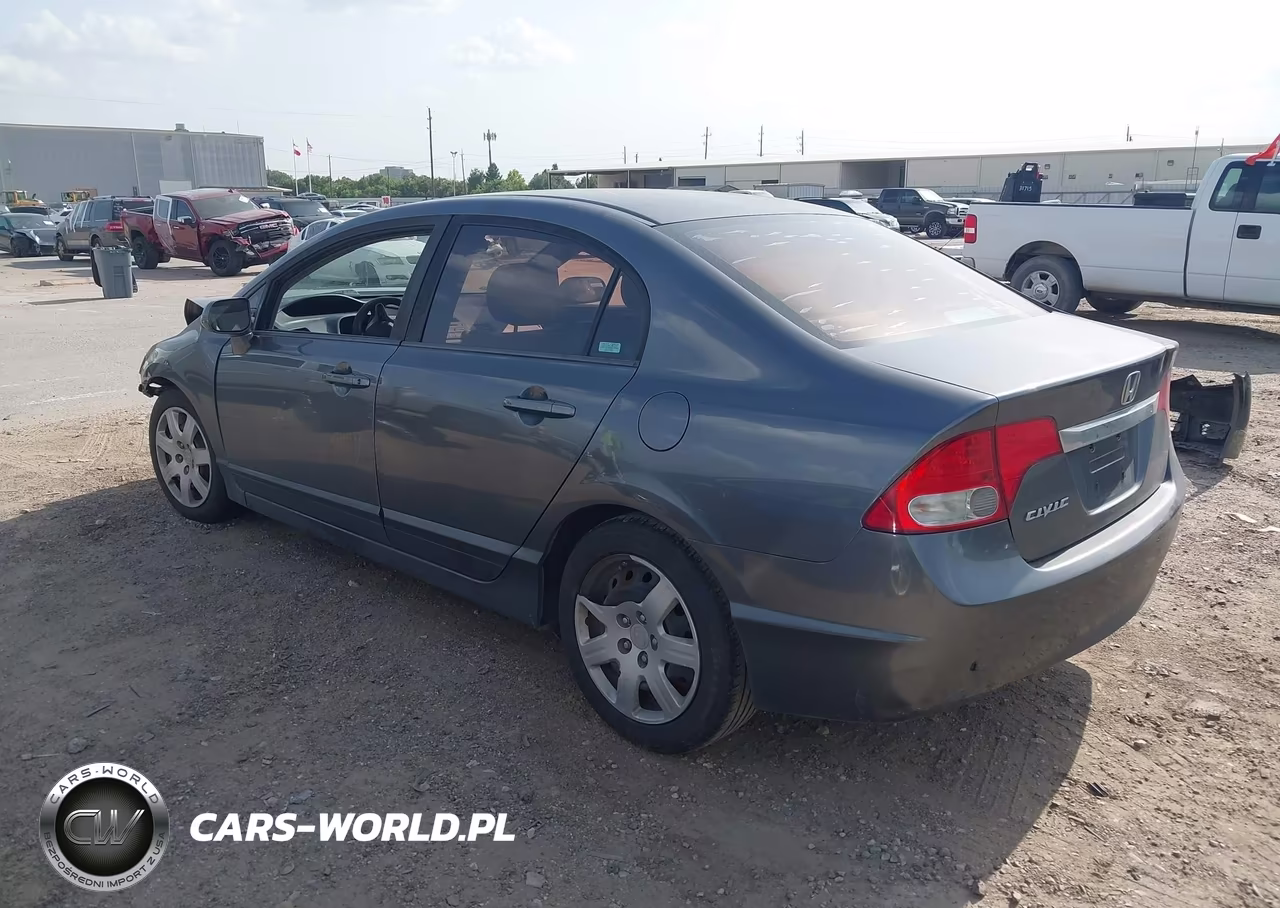 2009 HONDA CIVIC LX VIN:19XFA16589E035406 - 3