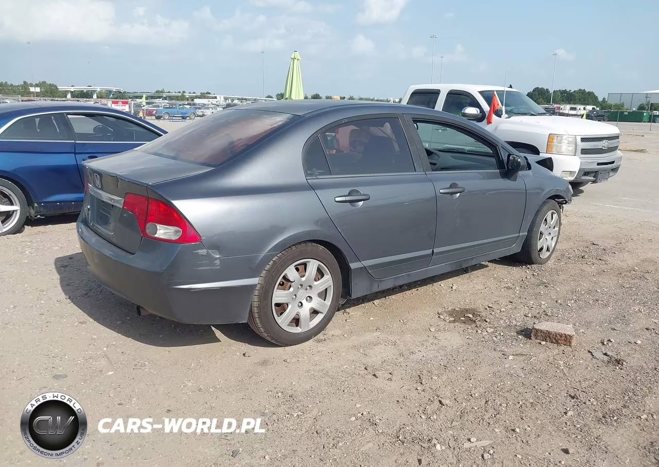 2009 HONDA CIVIC LX VIN:19XFA16589E035406 - 4
