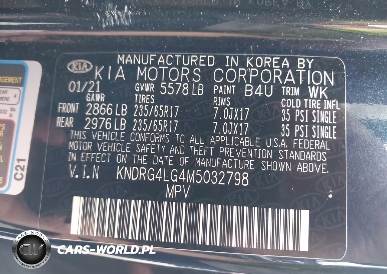 2021 Kia Sorento Hybrid S VIN:KNDRG4LG4M5032798 - 9