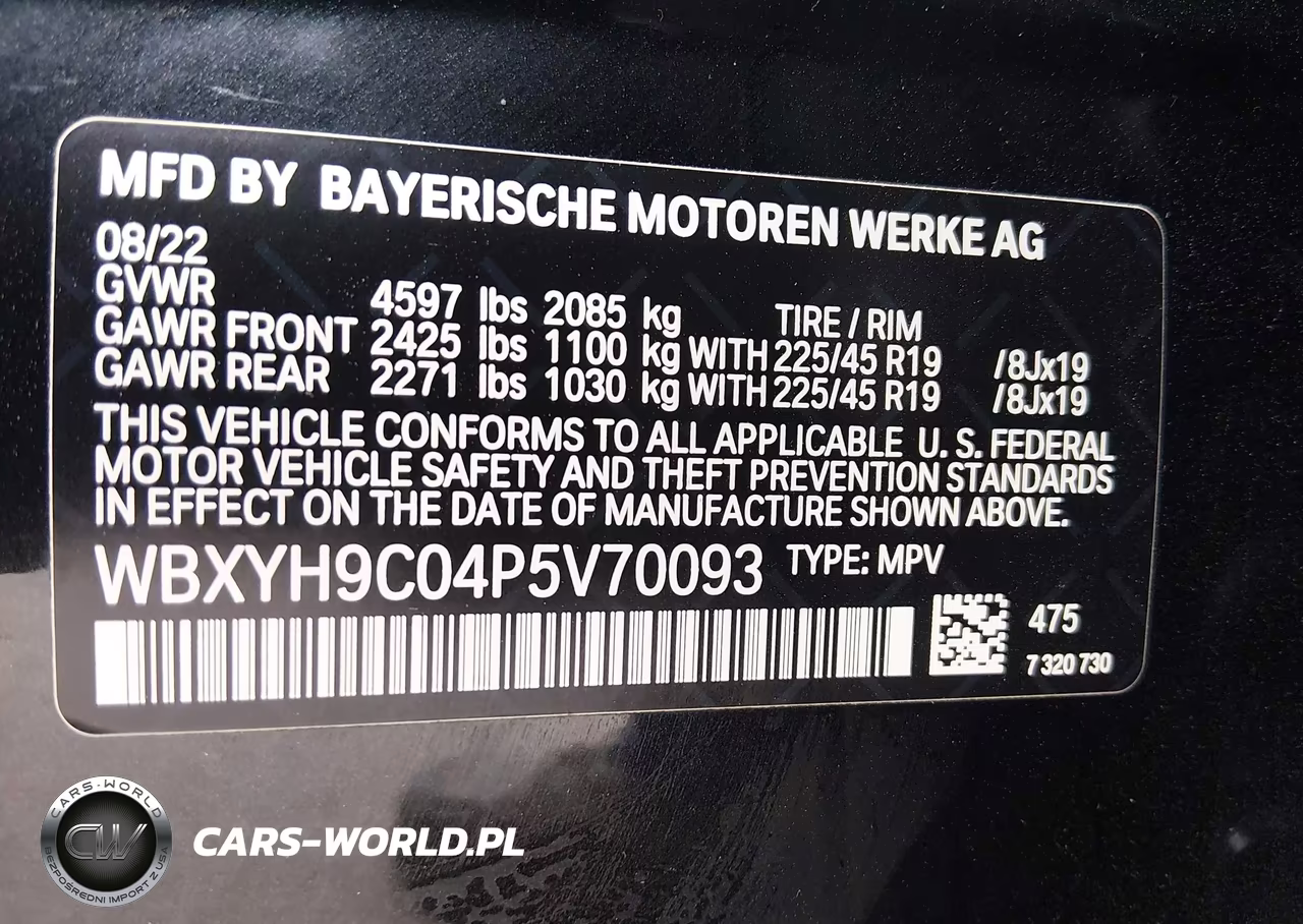 2023 BMW X2 Sdrive28I VIN:WBXYH9C04P5V70093 - 9
