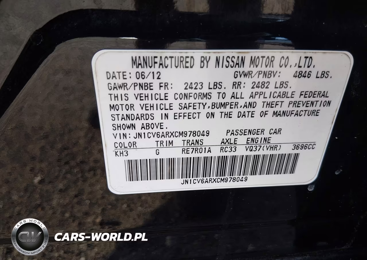 2012 Infiniti G37X VIN:JN1CV6ARXCM978049 - 9