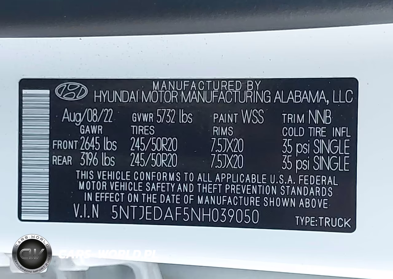 2022 Hyundai Santa Cruz Limited VIN:5NTJEDAF5NH039050 - 9