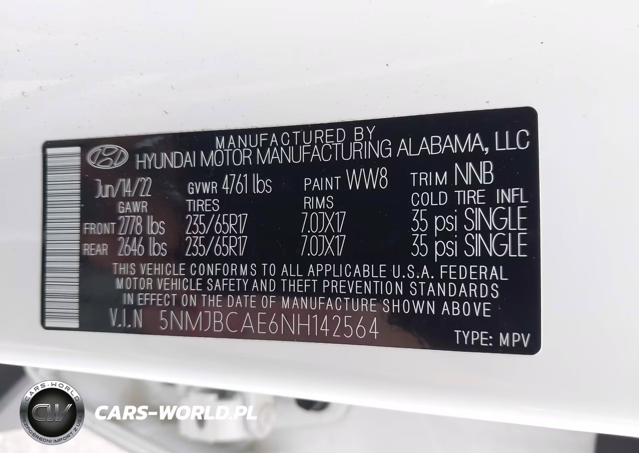 2022 Hyundai Tucson Sel VIN:5NMJBCAE6NH142564 - 9