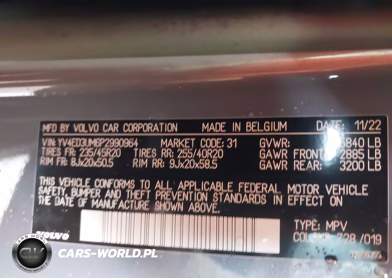 2023 Volvo Xc40 Recharge Pure Electric Twin Ultimate VIN:YV4ED3UM6P2990964 - 9
