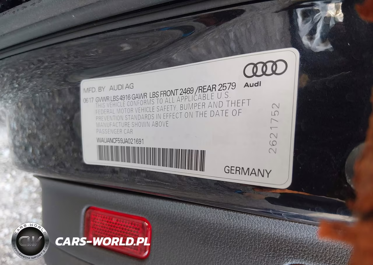 2018 Audi A5 2.0T Premium VIN:WAUANCF59JA021691 - 9