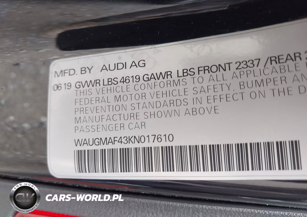 2019 Audi A4 40 Premium-40 Titanium Premium VIN:WAUGMAF43KN017610 - 9