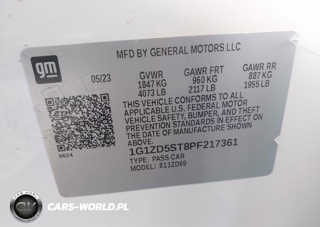 2023 Chevrolet Malibu Fwd 1Lt VIN:1G1ZD5ST8PF217361 - 9