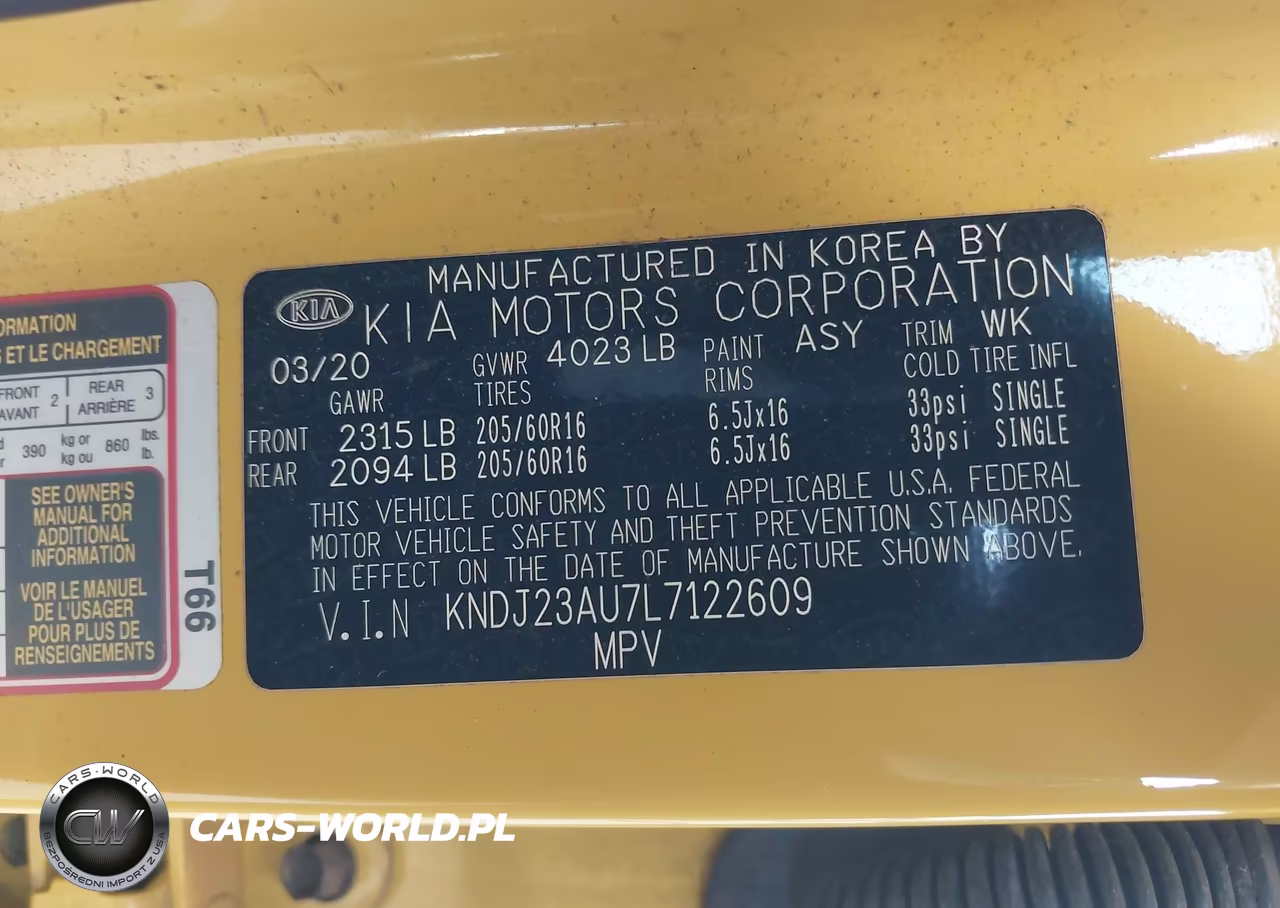 2020 Kia Soul S VIN:KNDJ23AU7L7122609 - 9